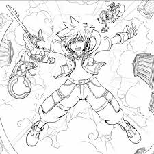 Printable kingdom hearts coloring pages. Pin By Emily Van Hellsing On Kingdom Hearts Sora Kingdom Hearts Kingdom Hearts Fanart Kingdom Hearts