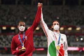 Barshim was the epitome of cool in shades that kept falling off after his jumps. Mtzcdmzygyaqpm