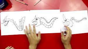 How To Draw A Dragon Art For Kids Hub This one will keeps things easy with simple shapes.