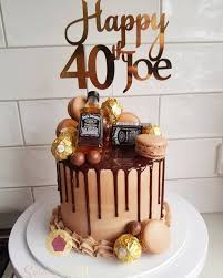 Chocolate 40th Birthday Cakes For Ladies Chocolate Drip Cake In 2020 Chocolate Drip Cake 40th Cake Birthday Cakes For Men