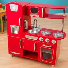 kidkraft red vintage kitchen