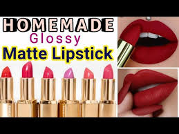 Even you can easily carry while travelling in your by changing few ingredients you can make matte finish or glossy lipstick with hundreds of shades such as red, black or desired colored you love. How To Make Matte Lipstick At Home Diy Homemade Matte Lipstick Homemade Lipstick Youtube