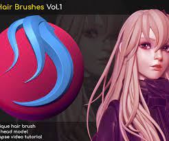 Artstation Ken Hair Brushes Vol 1 Brushes Hair Brush Custom Hair Hair Setting