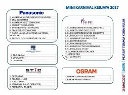 A) surat pemilihan pelatih plkn 2017 jpn pahang, sila klik di sini. Mini Karnival Kerjaya Pejabat Tenaga Komuniti Kepala Batas Facebook