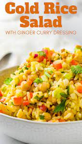 Curried Rice Salad With Ginger Curry Dressing Recipe Best Rice Salad Recipe Curried Rice Salad Easy Salad Recipes