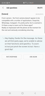 Over the past few days, snapchat has been acting weird with its camera feature. Galaxy S10 Front Camera Too Zoomed In Page 14 Samsung Community