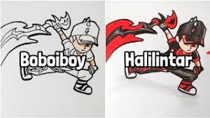 Muat turun pelbagai contoh gambar mewarna kartun boboiboy yang terbaik dan boleh di download dengan segera gambar mewarna. Menggambar Boboiboy Galaxy Halilintar Fanart Drawing Boboiboy Halilintar Youtube