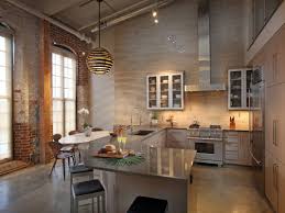 This is a versatile option that can give you an old world or modern, traditional or contemporary look cabinets. City Loft Kitchen With A Medium Wood Crystal Cabinets