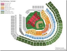 Test Blog Seating Chart For Paul Mccartneys Citi Field Concert