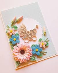 new baby card handmade new baby card baby carriage card congratulations new baby card baby boy baby shower cards handmade cards handmade quilling cards