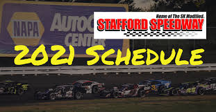 Town of stafford or ct state police park in dirt space near underpass, not visible if heading west on rte 190. Stafford Speedway Releases 2021 Schedule Racedayct Com