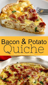 Bacon And Potato Quiche Kitchen Dreaming Recipe Breakfast Quiche Recipes Quiche Recipes Quiche Recipes Easy
