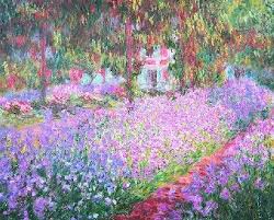 Claude Monet Le Jardin De Monet Giverny Monet Tableau Monet Monet Peinture