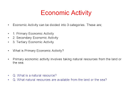 Tertiary economic activities consist of following services. What Are The 5 Economic Activities
