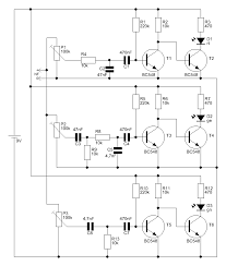 3 Kanal Led Lichtorgel Lichtorgel Elektronische Schaltung Schaltplan