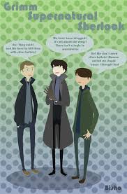 Grimm Sherlock Supernatural By Bisho S Deviantart Com On Deviantart Grimm Grimm Tv Grimm Tv Series