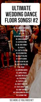 Ultimate Wedding Party Dance Floor Songs 2 In 2020 Dance Floor Wedding Wedding Song Playlist Wedding Dance Songs