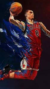 Zach Lavine Wallpaper Nba Basketball Art Nba Pictures Nba Art