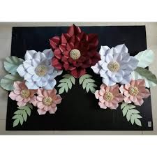 Selembar kertas dapat dikreasikan menjadi berbagai bentuk yang unik untuk dijadikan hiasan. Pappee Flower Kertas Bunga Hiasan Dinding Hiasan Tembok Shopee Indonesia
