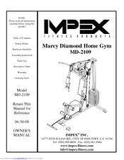 Impex Marcy Diamond Md 2109 Manuals