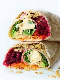 Rainbow Vegan Falafel Wrap Haute Healthy Living Rezept Falafel Wrap Vegane Wraps Falafel