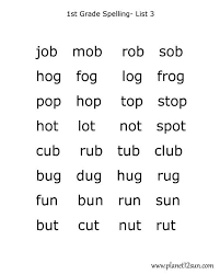 Free Printables For Kids Kindergarten Spelling Words Spelling Words Grade Spelling