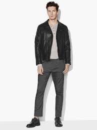 Men Stylish Black Biker Leather Jacket Men Jacket Mauvetree