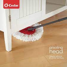 Stand the mop upright with the mop head on the floor and the mop pole vertical. O Cedar Easywring Spin Mop Bucket At Menards