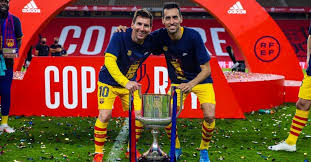Captain for the occasion was andoni iraola, playing in his final match after over 500 appearances for the club. Messi Netted Double As Barcelona Beat Athletic Bilbao To Win Copa Del Rey