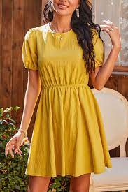 Maybe you would like to learn more about one of these? Yellow Round Neck Tied Scallop Open Back Short Sleeve Casual A Line Dress 092115 Casual Dresses Women Casual Dresses Cheap Casual Dresses Cute Casual Dresses Casual Dresses For Juniors Womens Casual Dresses Casual Summer Dresses Casual Maxi Dresses Long