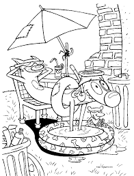 Featuring iconic characters from rugrats, ren & stimpy, and more, the coloring book includes 30 pages of detailed cartoon line art. 90s Cartoons Coloring Pages Coloring Home