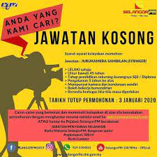 Jawatan kosong kerajaan terkini di jabatan penyiaran malaysia (rtm) warganegara malaysia yang berumur tidak kurang daripada 18 tahun ke atas pada tarikh tutup iklan jawatan dan berkelayakan untuk mengisi kekosongan jawatan kosong terkini di jabatan penyiaran malaysia (rtm) sebagai Adakah Anda Yang Dicari Jom Jadi Radio Rtm Malaysia Facebook