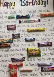 Birthday Gift Ideas For Brother Cute Gifts For Brothers Birthday Miniensaio Miniensaiodiadascriancas Candy In 2020 Candy Birthday Cards Unique Birthday Gifts Birthday Gifts For Brother