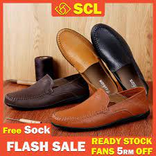 Check spelling or type a new query. Buy Scl 5colors Men S Fashion Casual Genuine Leather Loafers Shoes Kasut Kulit Kasual Lelaki Saiz Besar Seetracker Malaysia