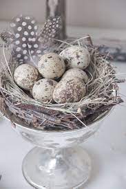 There's no commitment, pressure, or obligation. Easter Egg Decorating Rustic Style White Brown Eggs Feathers Nest Branches Glass Bowl Easter Egg Designs Tie Dyed Easter Eggs Natural Easter Eggs