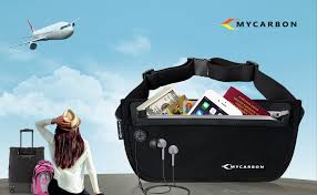 What to consider when purchasing the best travel waist. Amazon Com Mycarbon Rfid Money Belt For Travel Secure Fanny Pack Waterproof Passport Holder Waist Pack Travel Wallets