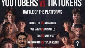 Links are updated one day before the event. Youtube Vs Tiktok Fight Live Bryce Hall Vs Austin Mcbroom Link In Desc Youtube