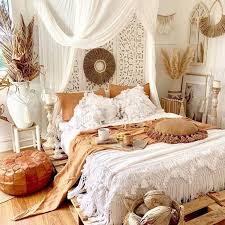 Bohemian style bedroom interior design. Pin On Boho