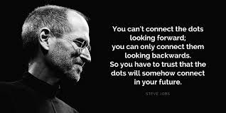 Parentfootprint Sur Twitter You Can T Connect The Dots Looking Forward You Can Only Connect Them Looking Backwards Stevejobs Quotes Life Https T Co Zmuo52zvmw Twitter