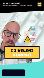 I 3 veleni bianchi 🧐 che poi dicono che esista anche il 4, il sale 😅  #nutrizionista #dieta #blog #salute #mangiare #cibo #fitness #dimagrire