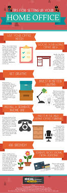 Tips For Setting Up Your Home Office Infographic In 2020 Diy Home Office Furniture Home Office Office Essentials