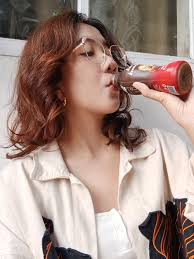 Warna Rambut Copper Golden Blonde Sasha