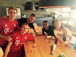 Mario Gotze Holger Badstuber Joshua Kimmich Thiago Alcantara Und Sebastian Rode Miasanmia