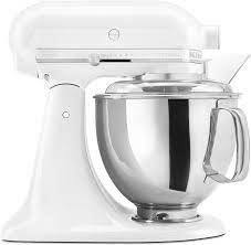 (still working), i thought it time to get a new one & pass on my little workhorse. Amazon Com Kitchenaid Ksm150psww Artisan Series 5 Qt Stand Mixer With Pouring Shield White On White Electric Stand Mixers Kitchen Dining