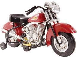 Kids Red Battery Powered Motorcycle By Kalee 167 00 Modeled After An Early Motorcycle This 6 Volt Warrior Batte Ride On Toys Kids Motorcycle Best Kids Toys