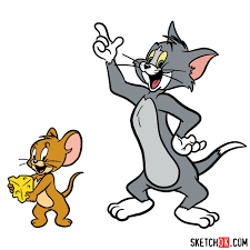 Just take a paper and a pencil no special tom & jerry riding free powers are needed to follow along with the easy step by step instructions. How To Draw Tom And Jerry Together Sketchok