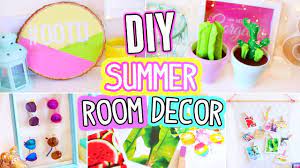 Diy Room Decor For Summer Easy Fun 5 Minutes Crafts Youtube Summer Room Decor Summer Diy Easy Diy Crafts