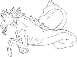 How To Draw A Hippocampus Or Just Click Step 4 And Print Out The Final Drawing As A Colo Greek Mythological Creatures Creature Drawings Mythological Creatures