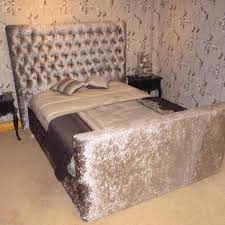Bespoke Alexandra Crushed Velvet Buttoned Bed Frame Various Options F D Interiors Ltd See more ideas about velvet bedspread, bedroom inspirations, bedroom decor.