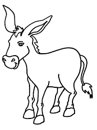 Also look at our large collection of animal coloring pages for preschool, kindergarten and grade school children. Donkey Coloring Page 1001coloring Com